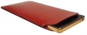 UltraJacket Lightweight Slim Sleeve Case for Sony Xperia Z5 Premium (Saddle Red)