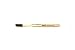 Bass Brushes | Toothbrush | Dental Grade Nylon Bristle | Premium Acrylic Handle | Gold Finish | Model TB4 - GLD