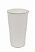 2dayShip White Paper Hot Coffee Cups with Lids and Sleeves, White, 20 Ounces, 25 Count