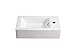 Elanti Collection EC9899-L, Left-Facing Sink, White