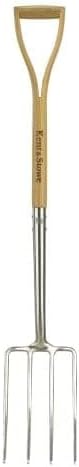 Kent & Stowe Border Fork Stainless Steel 100% FSC Ash Wood view 2