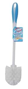 clorox toilet bowl brush with under rim scrubber