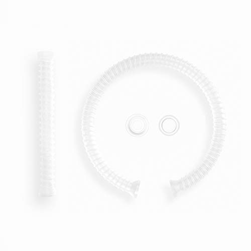 1 Long and 1 Short Replacement Hoses with 2 Mask Connector and 1 Hoses Connector for Electrical Air Purifying (AM99)