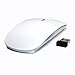 Cosmos Pure White 2.4G RF optical wireless USB mouse for macbook 13