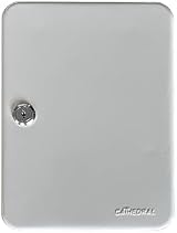 Cathedral Products 20 Key Capacity Lockable Key Cabinet White Wall Mount view 4