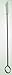 Drinking Straws Cleaning Brush CocoStraw - BPA Free - 1 Nylon Bristle Fits Coffee Shop Green Star Straws Straw Cleaner for Washing SS Drink Straws, Tea Pot spout, Glass Bottles, Mini, Micro, Pipe