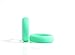 Size 7 Women's Silicone Wedding Bands 4 Pack Rings Pink Purple Teal & Black! (7)