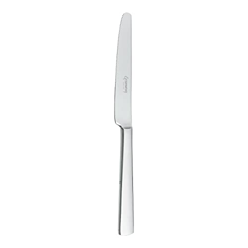 Grunwerg Westminster Table Knives TAKWMS, 18/10 Stainless Steel, Set of 12, Silver