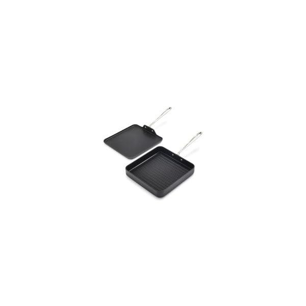 All-Clad HA1 Nonstick Grill and Griddle E795S264, Set of 2 - Image 4
