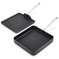 All-Clad HA1 Nonstick Grill and Griddle E795S264, Set of 2 3 All-Clad HA1 Nonstick Grill and Griddle E795S264, Set of 2 - Image 4