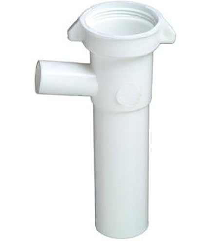 PROFLO PFTPB302 1-1/4" X 8" Threaded Top Branch Tailpiece – 20 Gauge, 7/8" OD Branch, Brass Construction