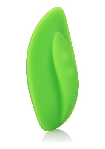 CalExotics Mini Marvels Marvelous Teaser â€“ Silicone Waterproof Compact Massager Vibrator â€“ 10 Function Rechargeable Vibe â€“ Adult Sex Toy Massager for Couples â€“ Green