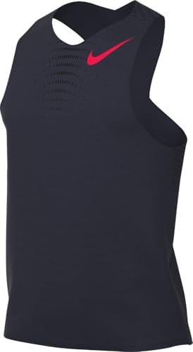 Nike AeroSwift Men's Dri-FIT ADV Running Singlet, Jade Ice/White
