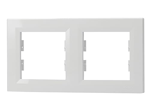 Schneider Electric Asfora EPH5800221D 2-Way Socket and Switch Frame Horizontal White