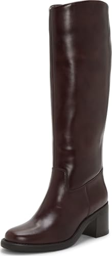 Vince Camuto Amree Extra Wide Calf Knee High Boot, Rich Mahogany, W 5