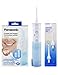 Panasonic EW-DJ10-A Portable Dental Water Flosser | BEST Electric Flosser & Oral Irrigator | PERFECT for Travel - AA Battery Operated, Collapsible, Waterproof | PLUS 2 Nozzle Replacement Parts EW0955W