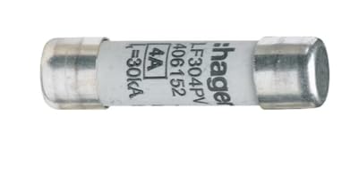 Hager – Cartridge Fuse Pv 10.3 x 38 20 A 1000 V Continuous Current