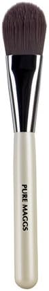 Pure Maggs Foundation Makeup Brush - Superior Quality Synthetic Fibers for Liquid and Cream Foundations, Tinted Moisturizers, Primer, Concealer - Achieve a Flawless and Polished Makeup Base - Enjoy Big Savings
