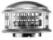 Aluminum DuraCap - 6 inch by Round Gas Vent