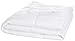 Amazon Basics Conscious Series Down-Alternative Comforter with Recycled Poly Fill - Full/Queen, White