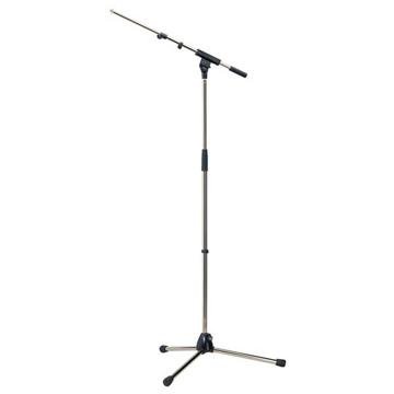 K & M Microphone Stand w/telescopic boom arm