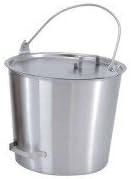 Medical Action Industries 58160 Pail Utility 14.75 Qt Ss 10.1" Ea