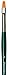 da Vinci Nova Series 122 Hobby Paint Brush, Hobby Flat Synthetic, Size 4