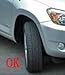 D8 Splash Guard Mud Flaps for Toyota RAV4 Without Fender Flare 06-12