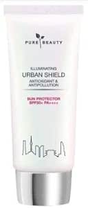 Amazon Com Pure Beauty Illuminating Urban Shield Sun Protector Spf50 50ml The Sun Protector Spf 50 Pa Shields You From Exposure To Harmful Uv Rays It Keeps Your Skin Moistened Throughout The Day