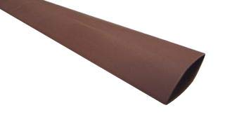 Pro Power 15109 2:1 Nor mal Wall Fla me Retardant Heatshrink Tubing, 38.1 mm x 5 m, Brown