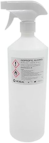 Hexeal Isopropyl Alcohol 1L Spray 99.9% IPA Disinfectant & Degreaser