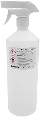 Hexeal Isopropyl Alcohol 1L Spray 99.9% IPA Disinfectant & Degreaser