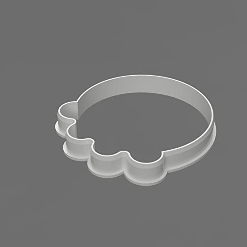 WEBAKIN Round PYO Cookie Cutter and 16 Pieces PYO Cookie Stencils Paint