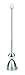 Take2 Clack Nutcracker Standard Egg Cracker German Engineered Stainless Steel Egg Topper Egg Opener Accessory