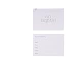 TALKING TABLES SIMPLY SILVER 2011 10 Count Invitation Cards with Envelopes