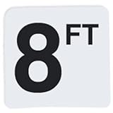 Inlays, Inc. Vinyl Swimming Pool Depth Marker - 8 Ft.