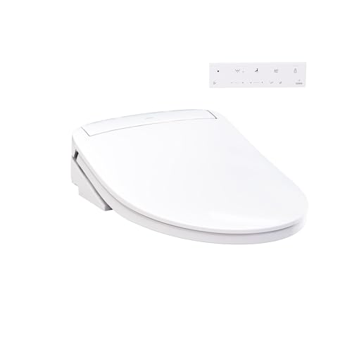 TOTO® WASHLET® KS6 Electronic Bidet Toilet Seat with Instantaneous Water Heating, PREMIST and EWATER+ Wand Cleaning, Elongated, Cotton White - SW3946#01
