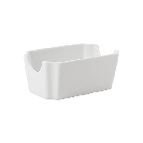 White Porcelain Sugar Packet Holder