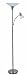 Catalina 17539-000 Modern Metal Uplight Floor Lamp with Reading Light and Glass Shades, 71
