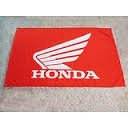 HONDA Motorcross Red Wing Flag Banner 3' X 5' a/s