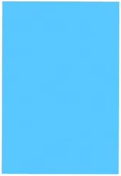 A4 Light Blue Gloss Vinyl Self Adhesive Sheet Grade A Quality, Craft Robo Silhouette Cameo