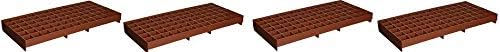 Grodan RW205002 GL56707445 GRO-Smart Tray, 78-Cell, Terracotta (4)