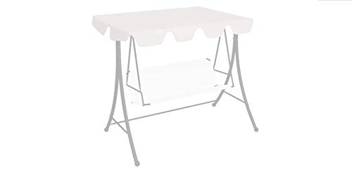 Ersatzdach für Gartenschaukel Weiß 192x147 cm 270 g/m² Gartenbauten Pavillon-Rahmen Dächer für Pavillions – Bild 4