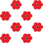 SatinWrap Luxury Printed Tissue Wrapping Paper Flowers at Large 5 sheets