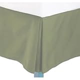 Sanders Collection King Solid Bed Skirt with 14-Inch Drop, Sage Green