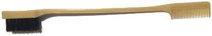 Edge Brush Control Hair Brush Comb - Yellow