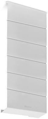 6" Left End Cap for UF-6 Baseboard (White)