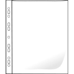 Enigma Acid Free Archival Safe A4 60 Micron Portrait Pockets for Ring Binder Albums - 100 Pack