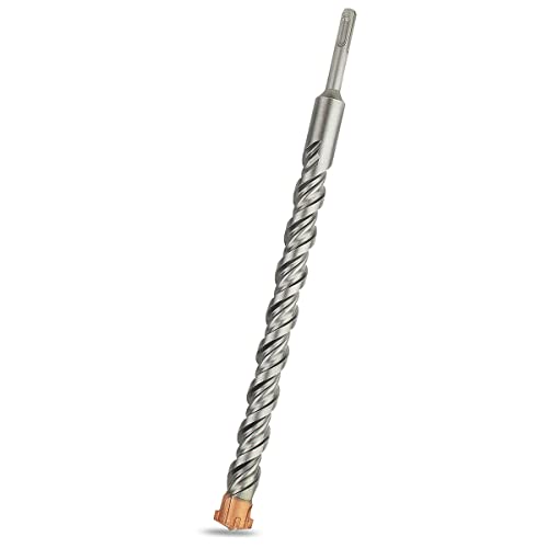 Meccion SDS Plus Hammerbohrer 30mm x 350mm, Professionell Betonbohrer mit 4 Hartmetall Schneiden, Ideal zum Bohren in Stein, Beton, Naturstein, Ziegel