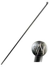 WS 14G SS STRAIGHT 266MM BLACK SPOKES
